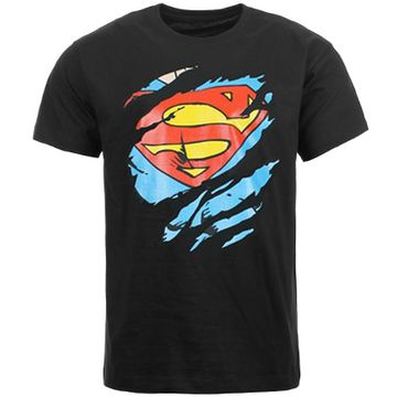 DC Comics - Camiseta Superman Tear Up Negro