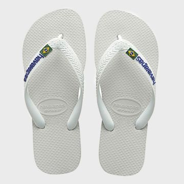 Havaianas - Chanclas Brasil Logo Blanco
