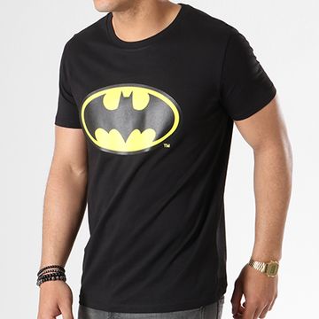 DC Comics - Camiseta Batman Classic Logo Negro