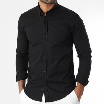 LBO - Camisa Manga Larga Slim Fit 158 Negro