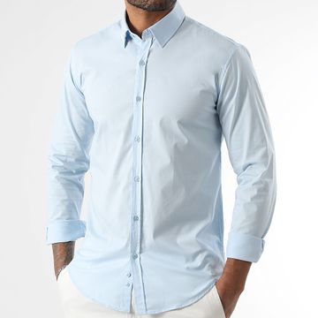 LBO - Camisa de manga larga slim fit 294 azul claro