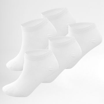 Jack And Jones - 5 Pares De Calcetines Dongo Noos Blanco