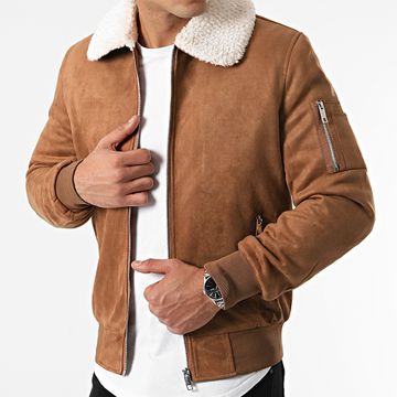 Frilivin - Bomber Cuello de borreguillo D005 Camel