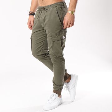 Reell Jeans - Pantalón cargo Reflex Rib Verde caqui