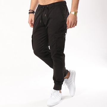 Reell Jeans - Pantalón cargo Reflex Rib Negro