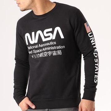 NASA - Admin Sudadera cuello redondo Negro