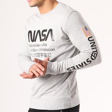 NASA - Sudadera cuello redondo Admin Heather Grey