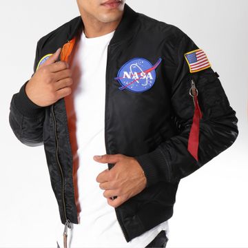 Alpha Industries - Bombardero MA-1 VF Nasa Negro