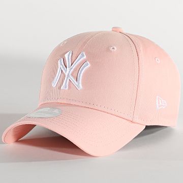 New Era - Gorra de mujer League Essential New York Yankees 80489299 Rosa