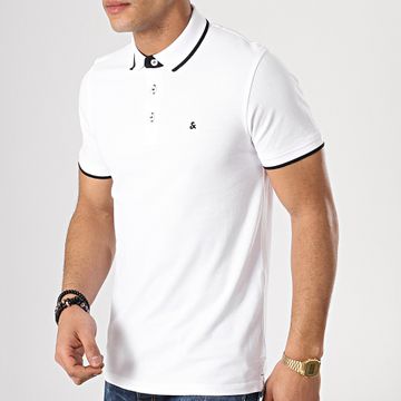 Jack And Jones - Polo de manga corta Paulos Blanco Negro