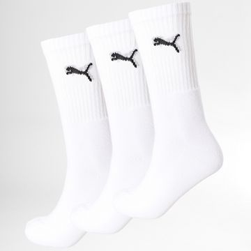 Puma - Lote de 3 Pares de Calcetines 7312 Blancos