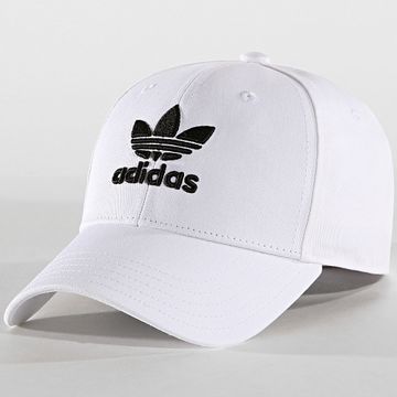 Adidas Originals - Gorra de béisbol Classic Trefoil FJ2544 Blanca