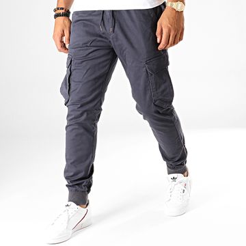 Reell Jeans - Pantalón cargo Reflex Rib Azul marino