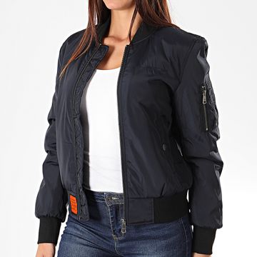 Bombers Original - Bomber azul marino para mujer