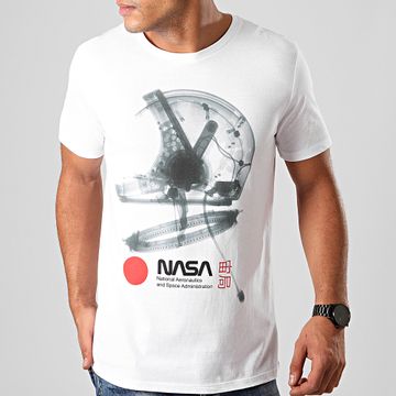 NASA - Camiseta Casco Rayos X Blanco