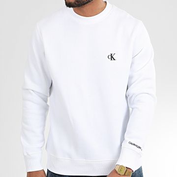 Calvin Klein - CK Essential Sudadera cuello redondo 4536 Blanco