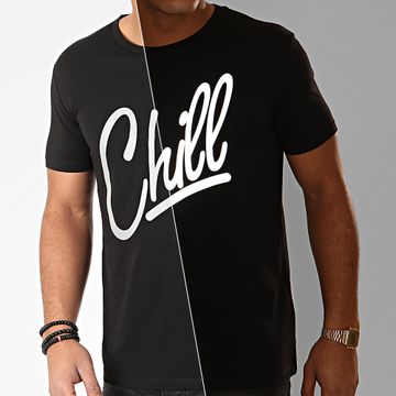 Luxury Lovers - Camiseta Chill Reflectante Negra