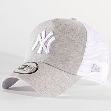 New Era - Trucker Jersey Cap Essential 1231106 New York Yankees Gris claro