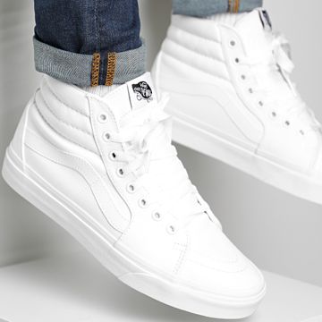 Vans - Sk8-Hi 00D5IW001 Zapatillas Hi-Top Blanco Verdadero