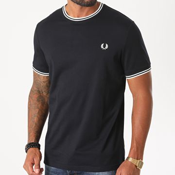 Fred Perry - M1588 Camiseta azul marino