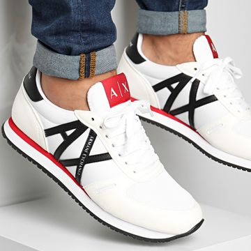 Armani Exchange - Zapatillas XUX017-XCC68 Blanco Óptico Negro