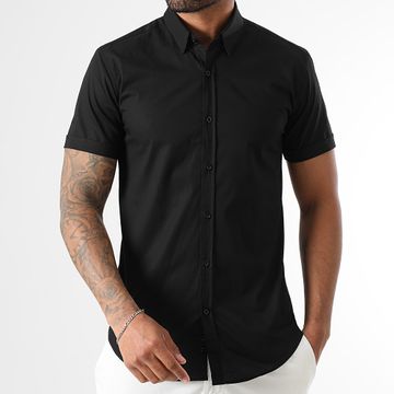 LBO - Slim Fit Camisa Manga Corta 1071 Negro