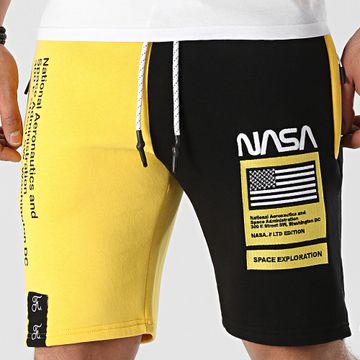Classic Series - Pantalón jogging Half Colours Limited Edition negro amarillo