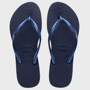 Havaianas - Chanclas Slim Azul Marino Mujer