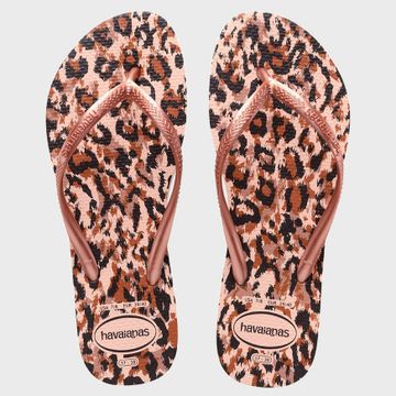 Havaianas - Chanclas de mujer Slim Animals rosa