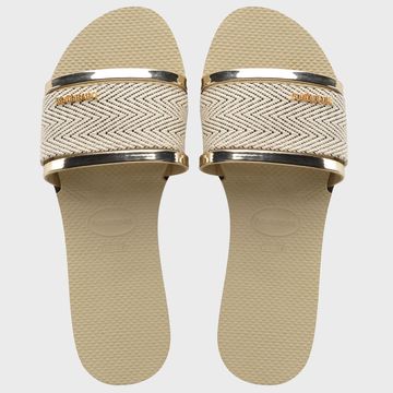 Havaianas - Claquettes Mujer You Trancoso Premium Beige Oro