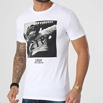 Luxury Lovers - Camiseta Cremallera Chimpancé Blanco