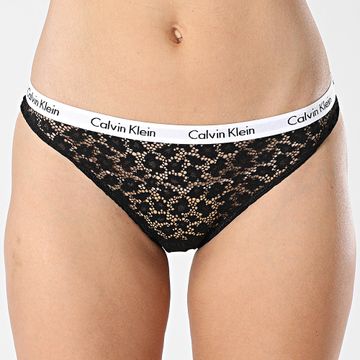 Calvin Klein - Tanga de mujer QD3859E Negro