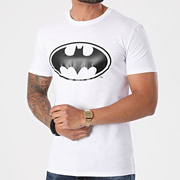 DC Comics - Camiseta Logo Blanco Negro