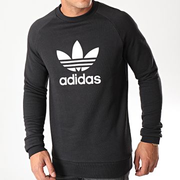 Adidas Originals - Sudadera Trefoil Cuello Redondo H06651 Negro
