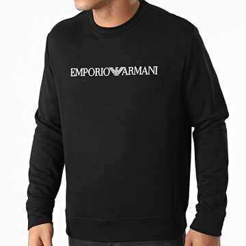 Emporio Armani - Sudadera de cuello redondo 8N1MR6-1JRIZ Negro