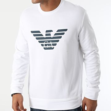 Emporio Armani - Sudadera cuello redondo 8N1MR6-1JRIZ Crudo
