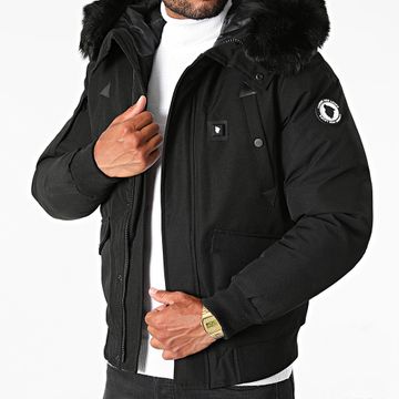Comme Des Loups - Parka con Piel Calefactada Slim Fit Chicago Premium Negro
