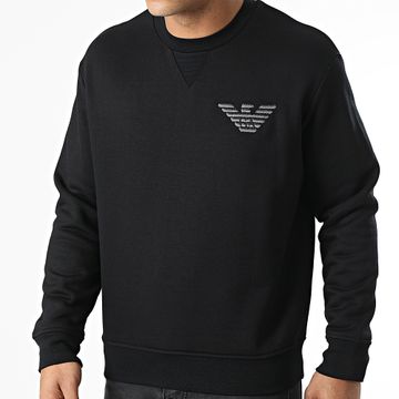 Emporio Armani - Sudadera con cuello redondo 6K1M86-1JQNZ Negro