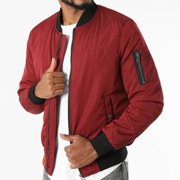 Bombers Original - Cazadora bomber burdeos Max