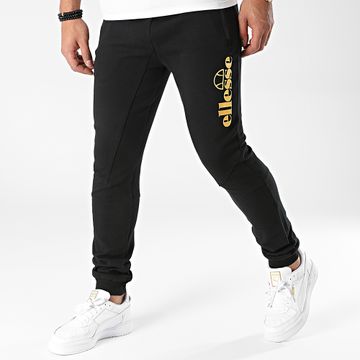 Ellesse - Pantalones Jogging Poynter SLB10142 Negro Oro
