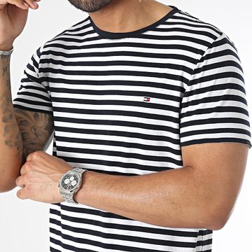 Tommy Hilfiger - Essential Tommy 0800 Camiseta de rayas azul marino