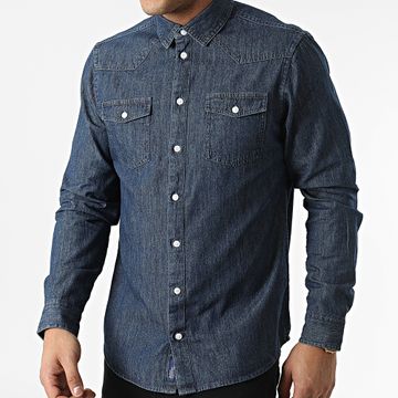 Blend - Camisa vaquera de manga larga Nantes 20713192 Denim azul