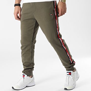 Tommy Hilfiger - Pantalón Jogger Tape 1282 Verde Kaki