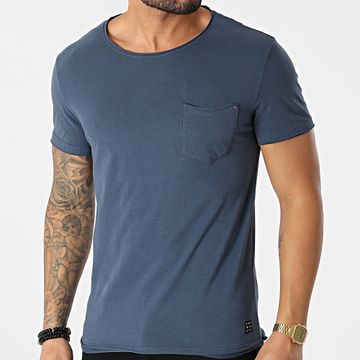Blend - Camiseta con bolsillo navideño 20709766 Azul marino