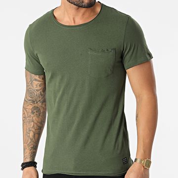 Blend - Camiseta con bolsillo navideño 20709766 Verde oscuro