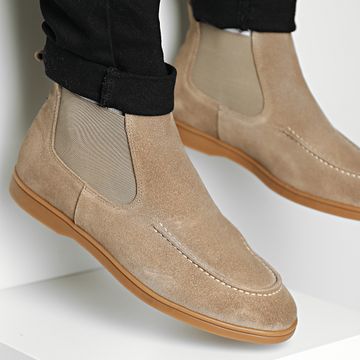 Classic Series - Botas Chelsea Beige