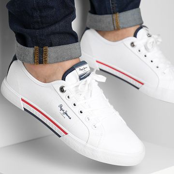 Pepe Jeans - Brady Basic Zapatillas PMS30816 Blanco