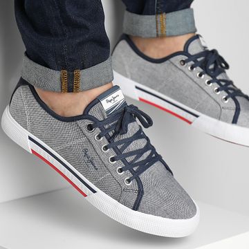 Pepe Jeans - Zapatillas Brady Chambray PMS30817 Chambray
