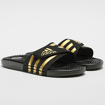 Adidas Performance - Zapatillas Adissage EG6517 Negro Oro
