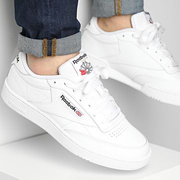 Reebok - Club C 85 Zapatillas GZ1605 Calzado Blanco Core Negro